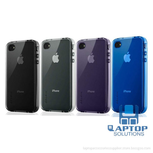 Lucid Black 100% Brand New Iphone4 / 4s Protect Case Silica Gel Case / Cover
